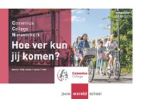 de folder van Comenius Nieuwerkerk met meer informatie over de school