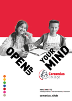 de folder van Comenius Lyceum Capelle met meer informatie over de school