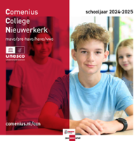 de folder van Comenius Nieuwerkerk met meer informatie over de school