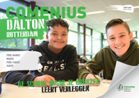de folder van Comenius Dalton Rotterdam met meer informatie over de school